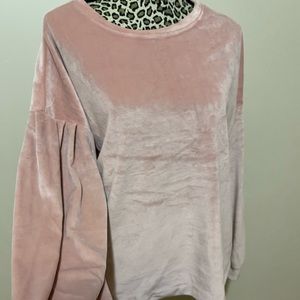 Pink Velvet Sweater